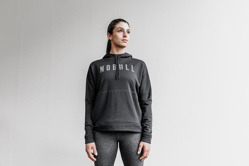 NOBULL Women's Hoodie - Black - Ireland (0859DIBQK)